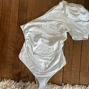 Free People One Shoulder Bodysuit